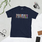 Navy blue Phoenix mural t-shirt